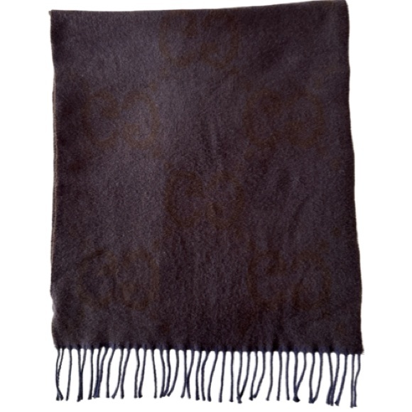 GUCCI UNISEX CASHMERE SCARF - Picture 2 of 4